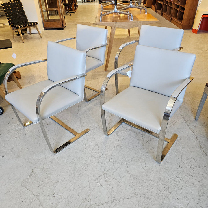 (4) BRNO Flat Bar Dining Chairs by Knoll