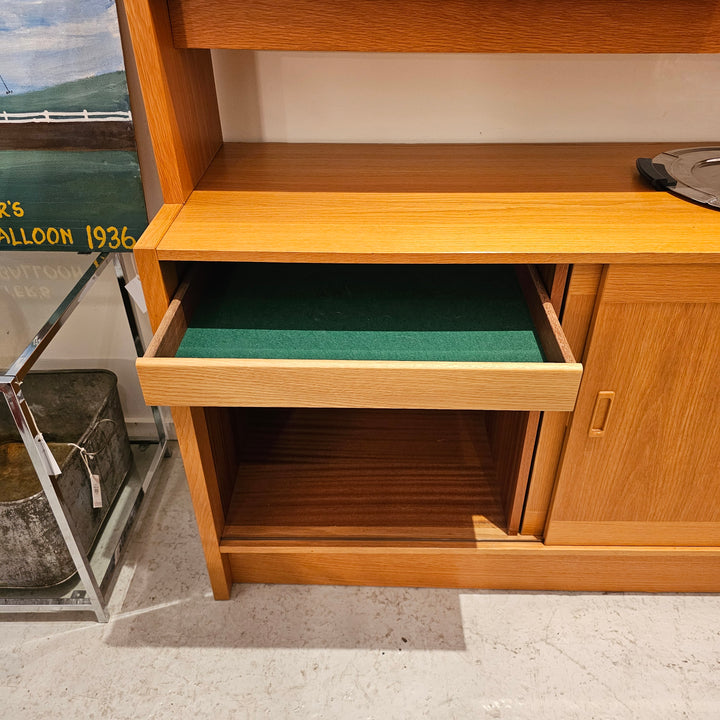 Danish Clausen & Søn Teak Lighted Hutch