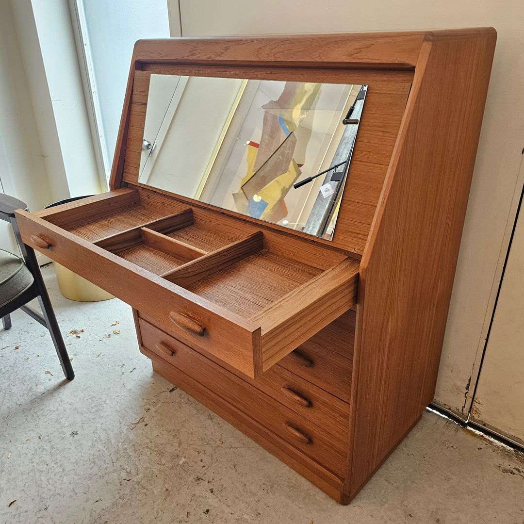 Vintage Danish Teak Secretary / Vanity