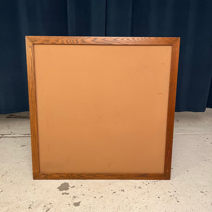 Large Wood Framed Bulletin Board