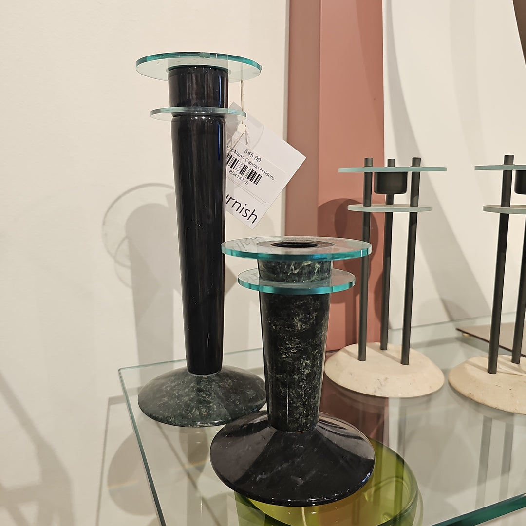 Pair Milano Candle Holders