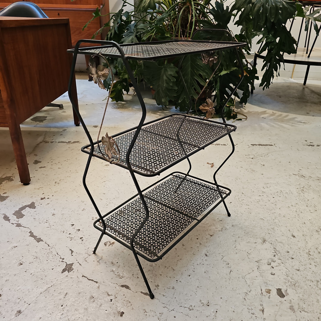 Three Tiered Metal Shelf