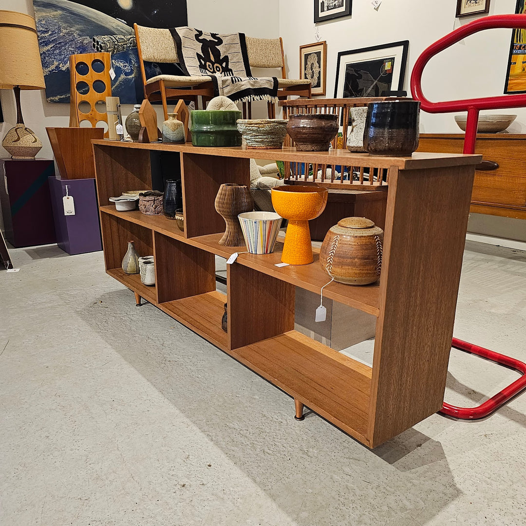 MCM Long and Low Bookshelf findfurnish