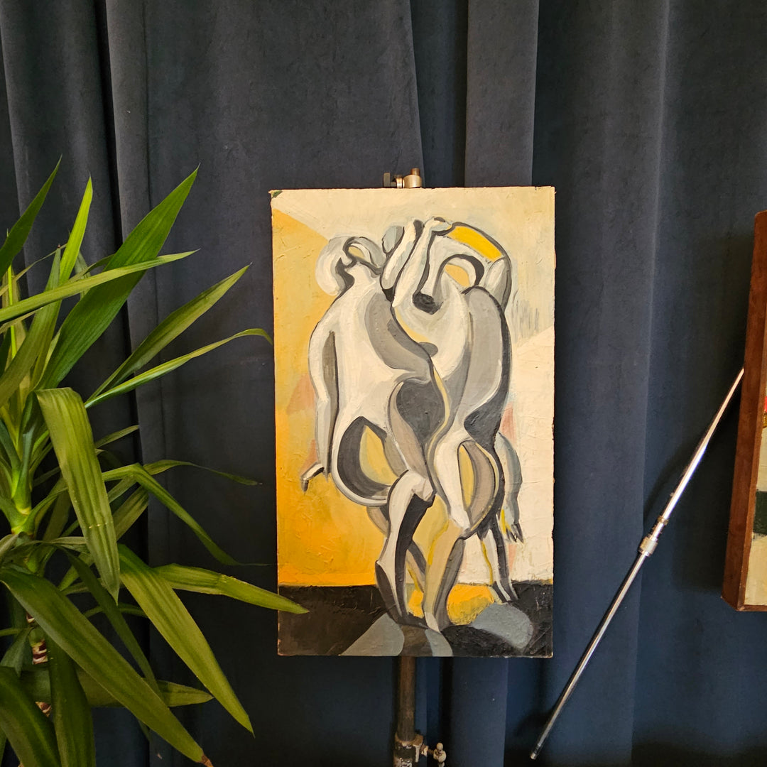 Abstract Oil Painting, Circa 1960s