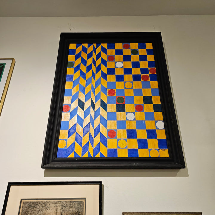 F. Lienemann Op Art Painting