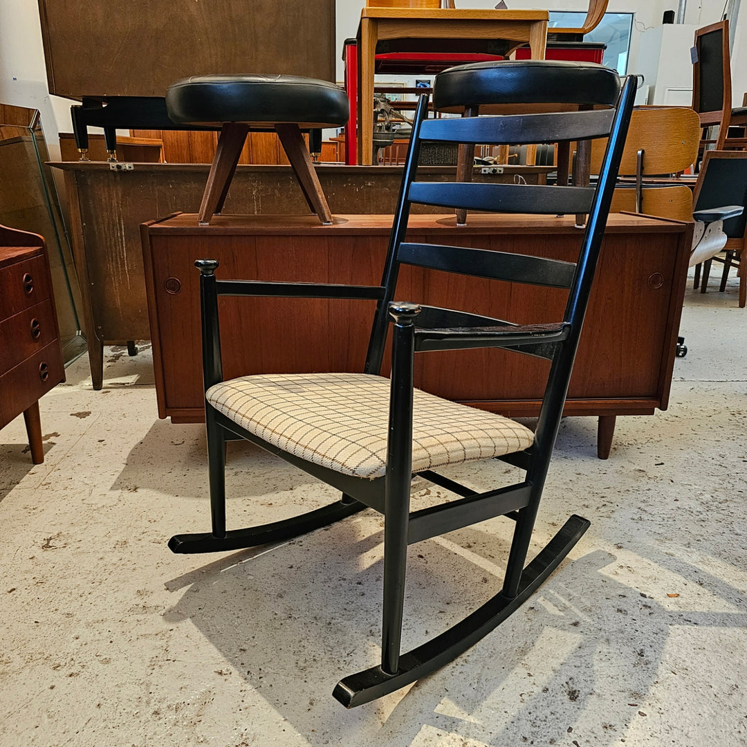 Danish Ladderback Rocking Chair