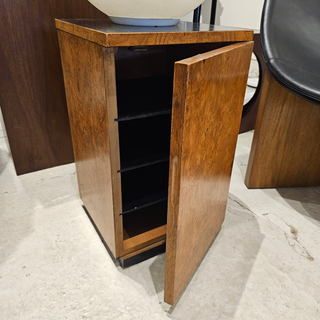 Small Burl Cabinet / Side Table