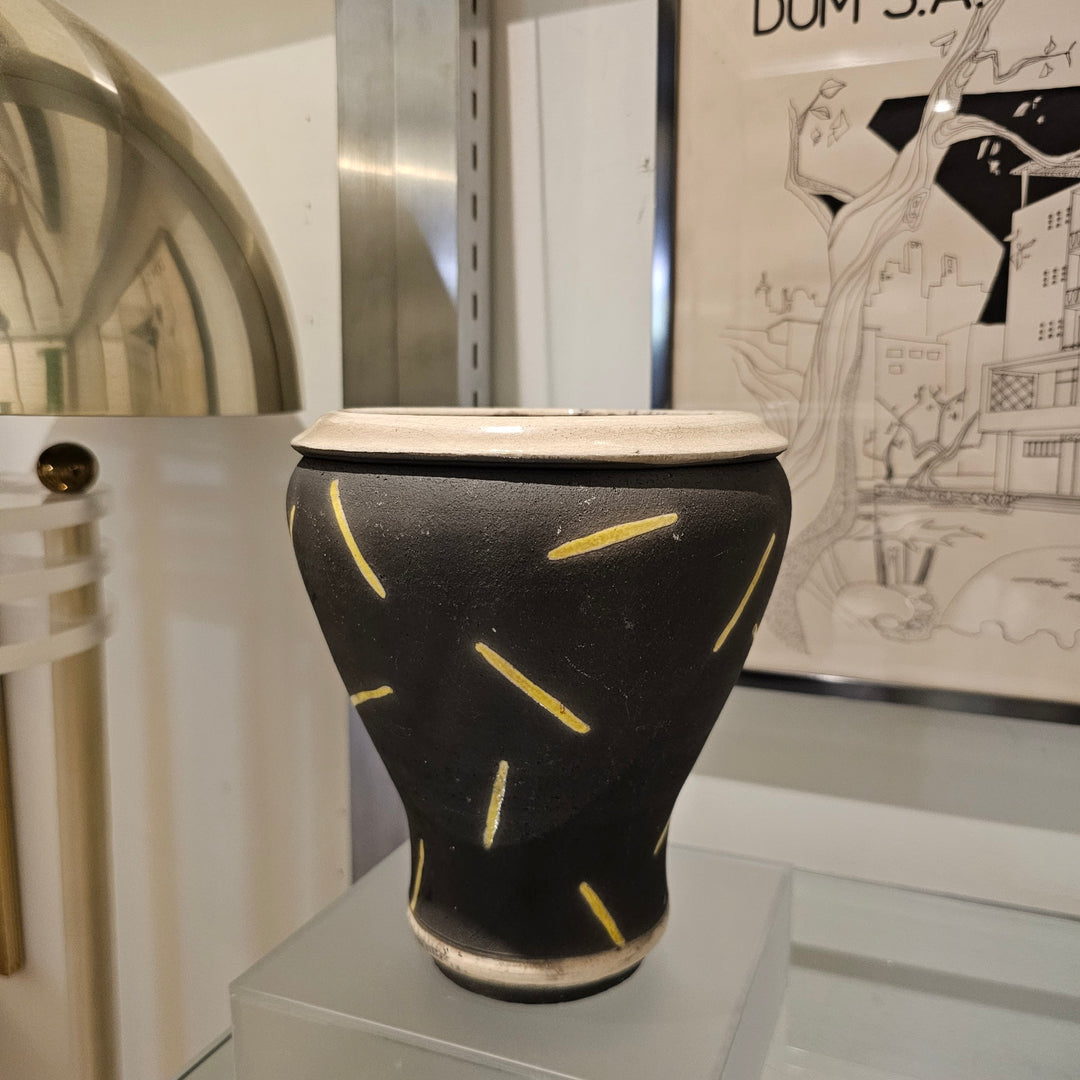 Ceramic Vessel, signed Chick