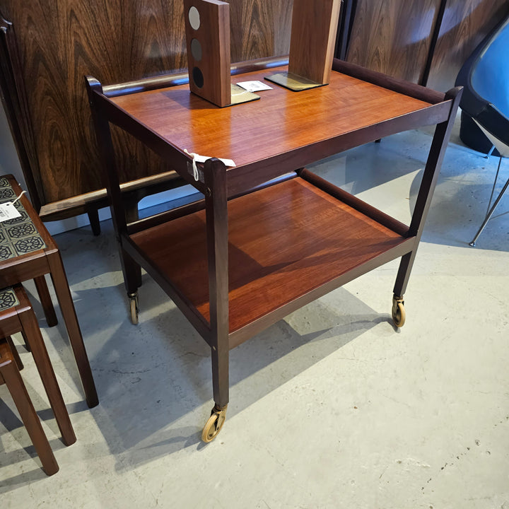 Danish Two-Tiered Serving Cart
