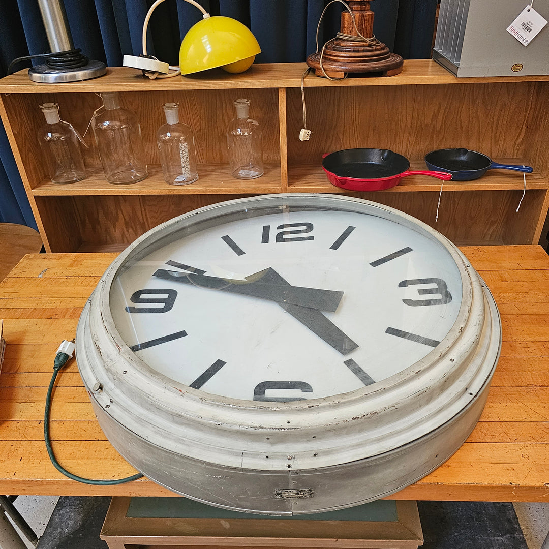 Oversized 36" Industrial Clock