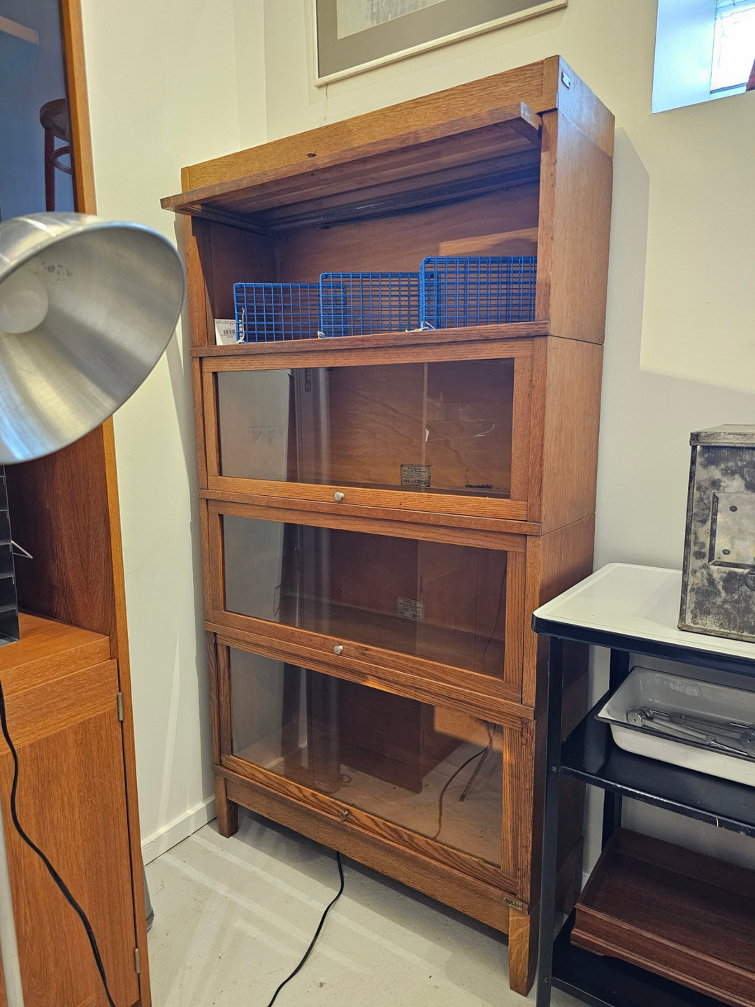 Globe-Wernicke 4-Section Oak Barrister Bookcase