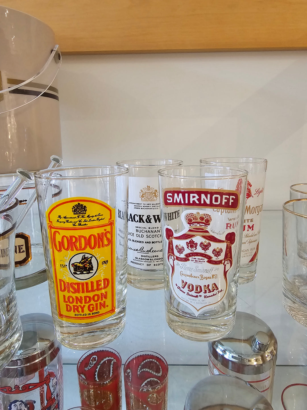 (4) Liquor Brand Cocktail Glasses