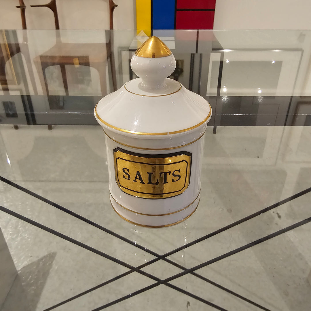Antique Lidded Salt Jar