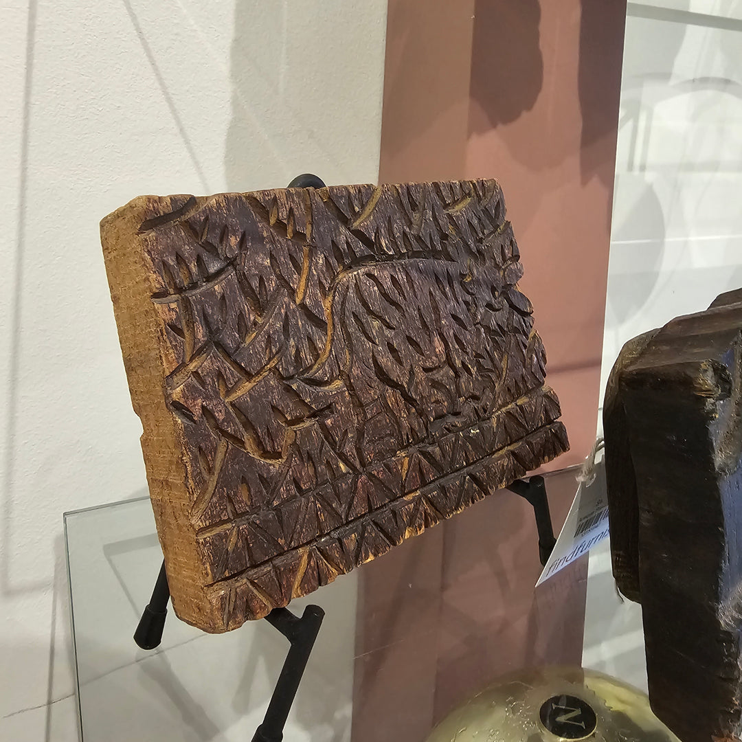 Antique Wood Print Block