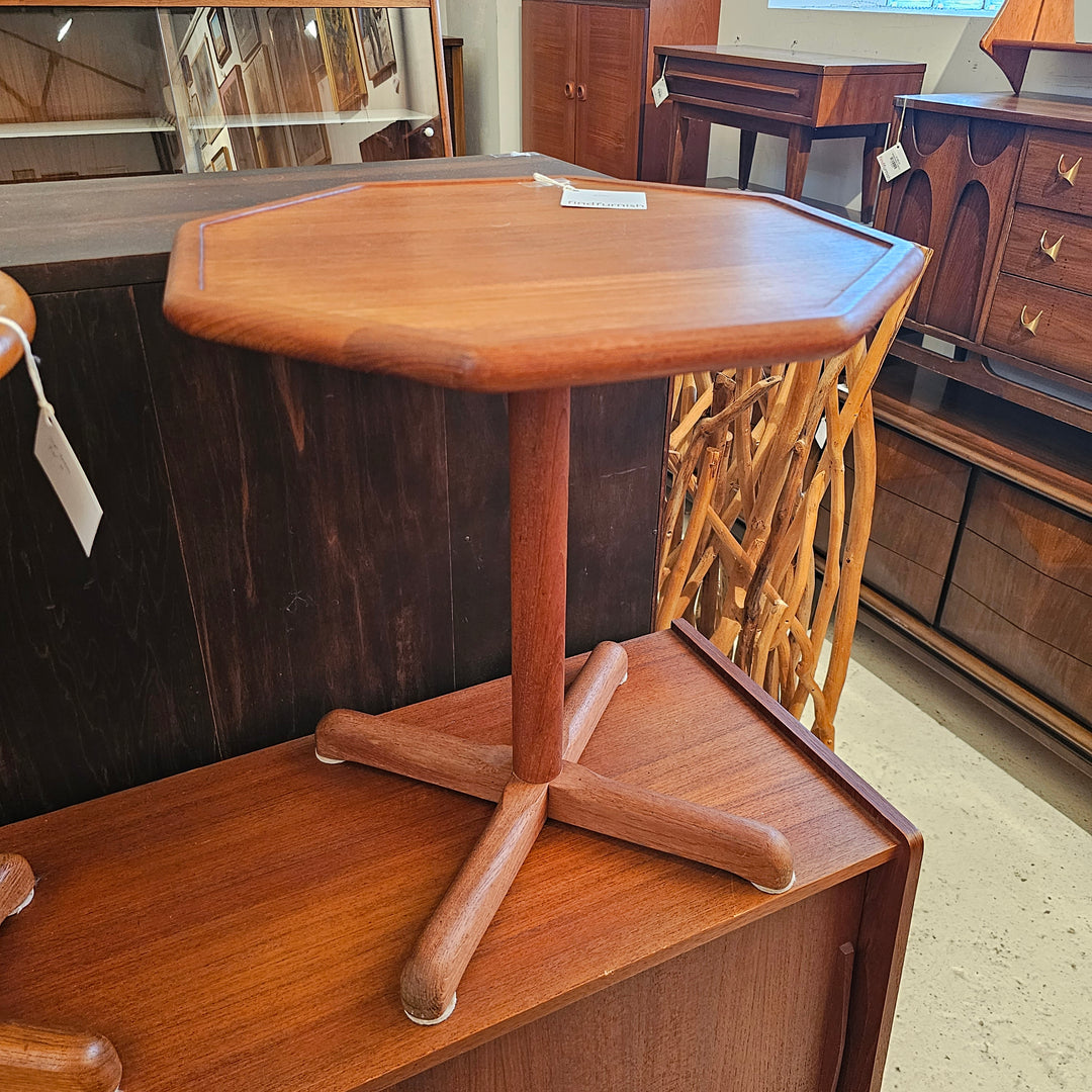 Teak Octagonal Accent Table