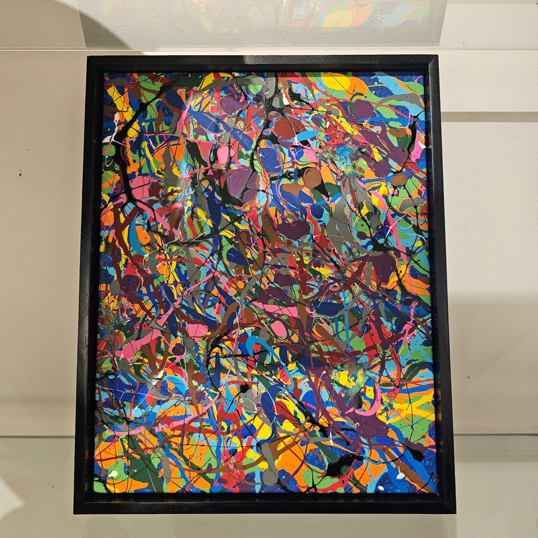 Abstract Framed Painting