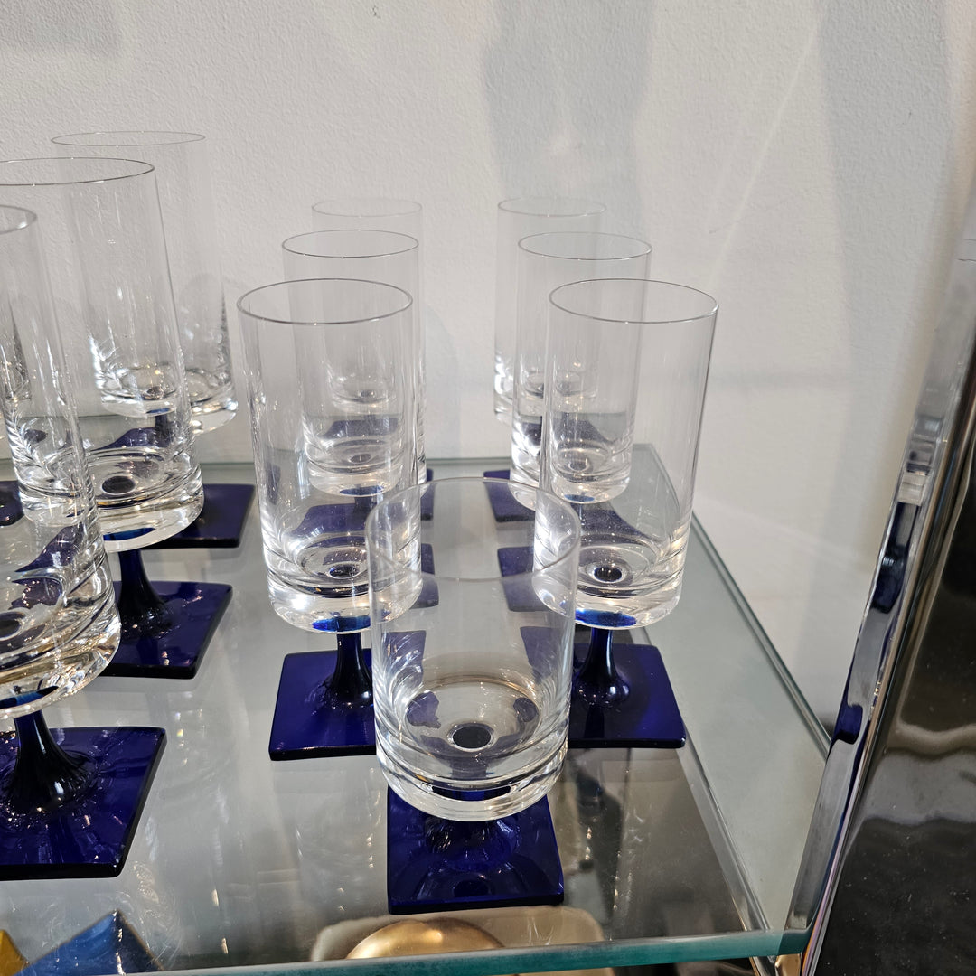 Rosenthal Blue Aperitif Glasses