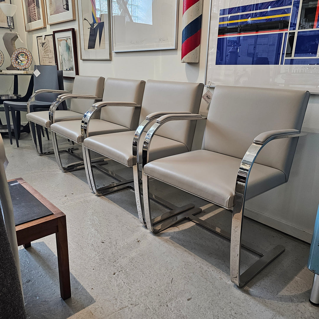 Leather Knoll BRNO Chairs (4)