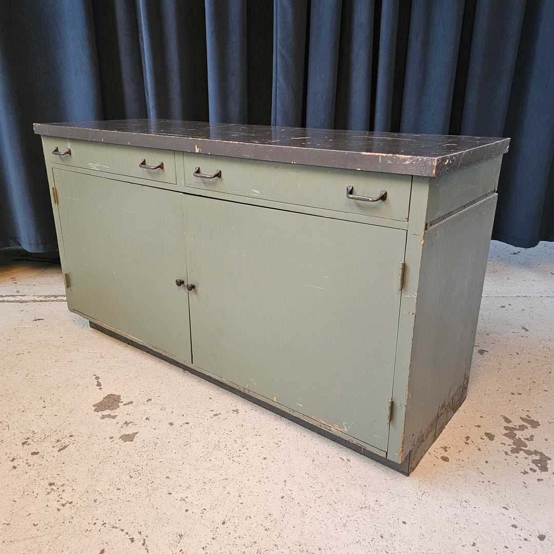 Large Industrial Cabinet with Work Top