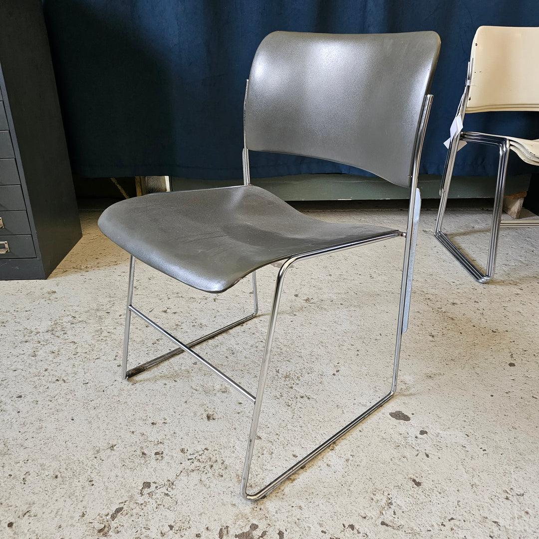 Vintage David Rowland 40/4 Chair in Gray