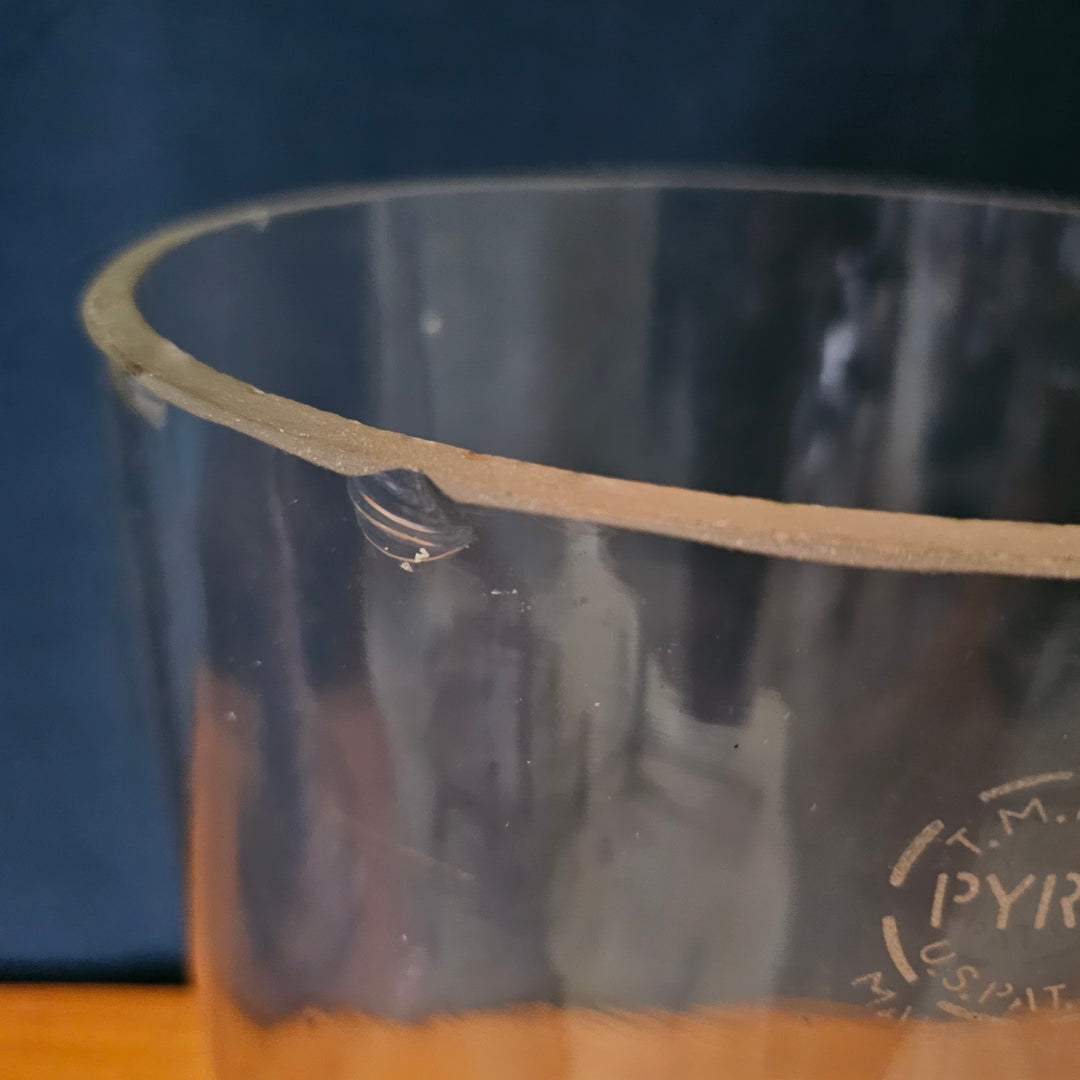 Vtg Large Pyrex Cylindrical Vessel