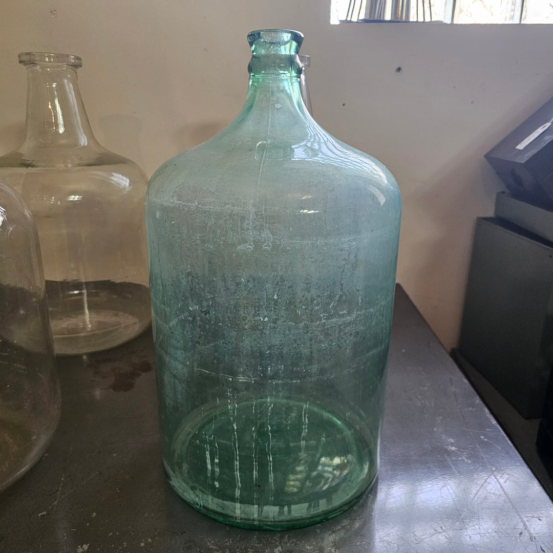 Large Green Glass 5 Gallon Bottle