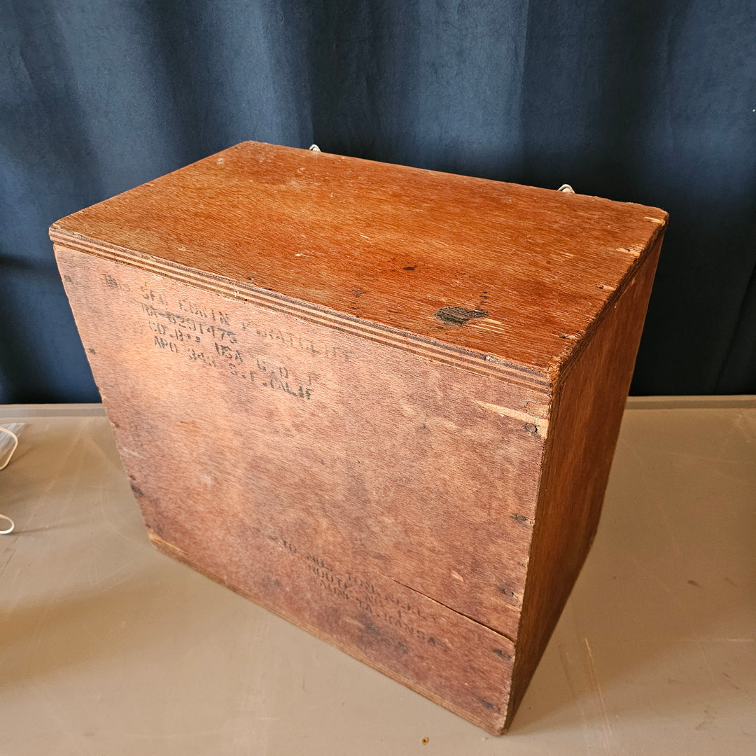 Vintage Handmade Wood Crate Box