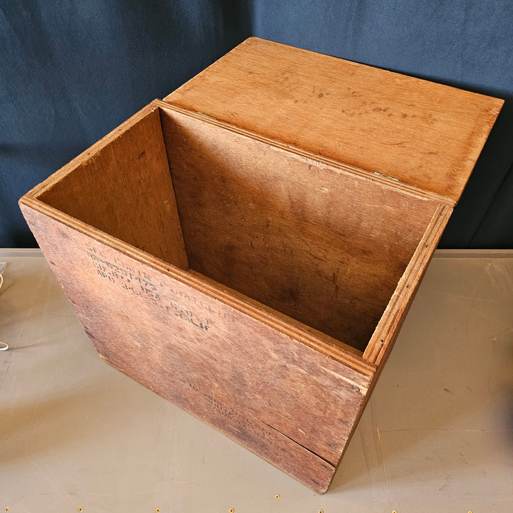 Vintage Handmade Wood Crate Box