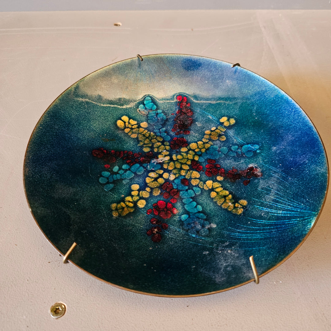 MCM Enamel Decorative Plate