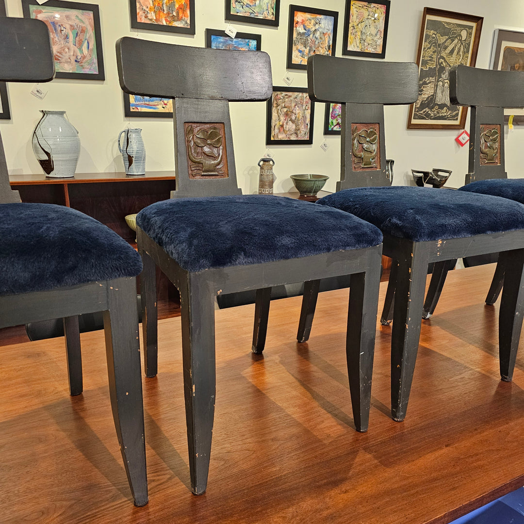 Vintage Post War Dining Chairs (6)