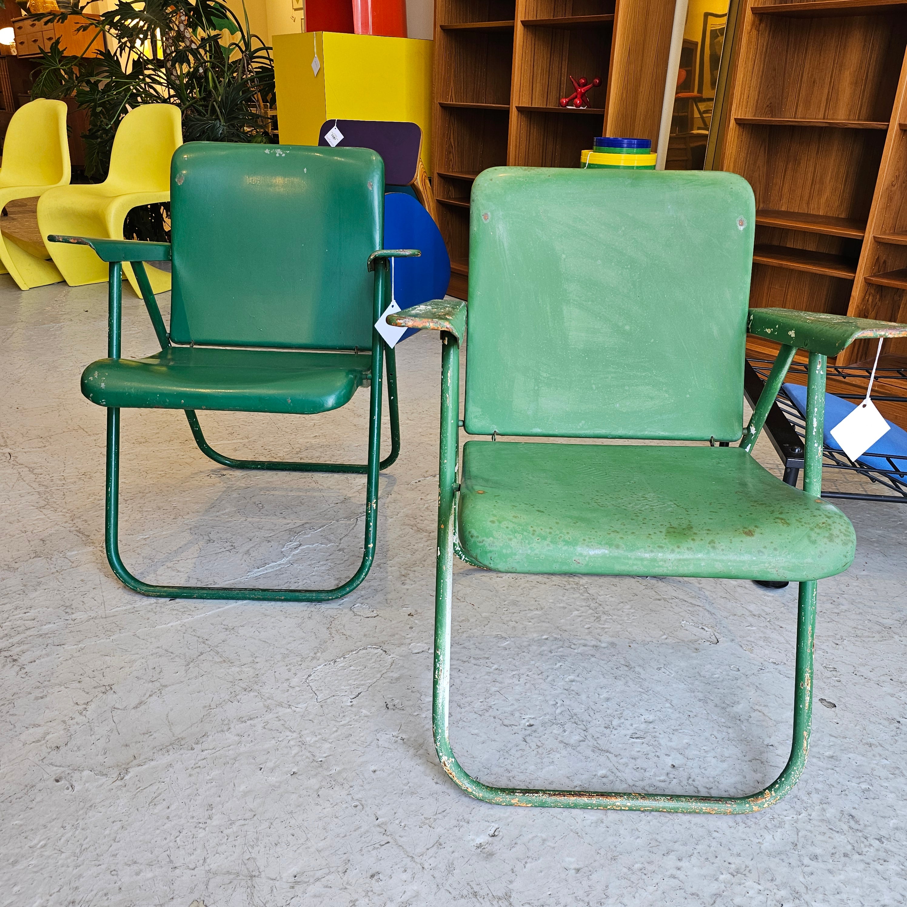 Russel wright folding chair deals
