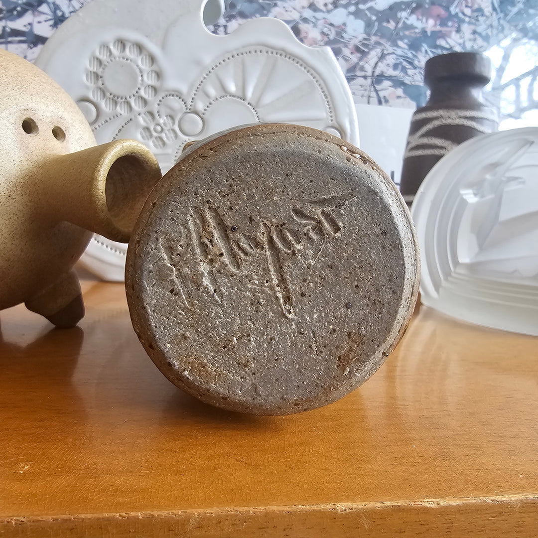 Vintage Signed Studio Pottery Vase
