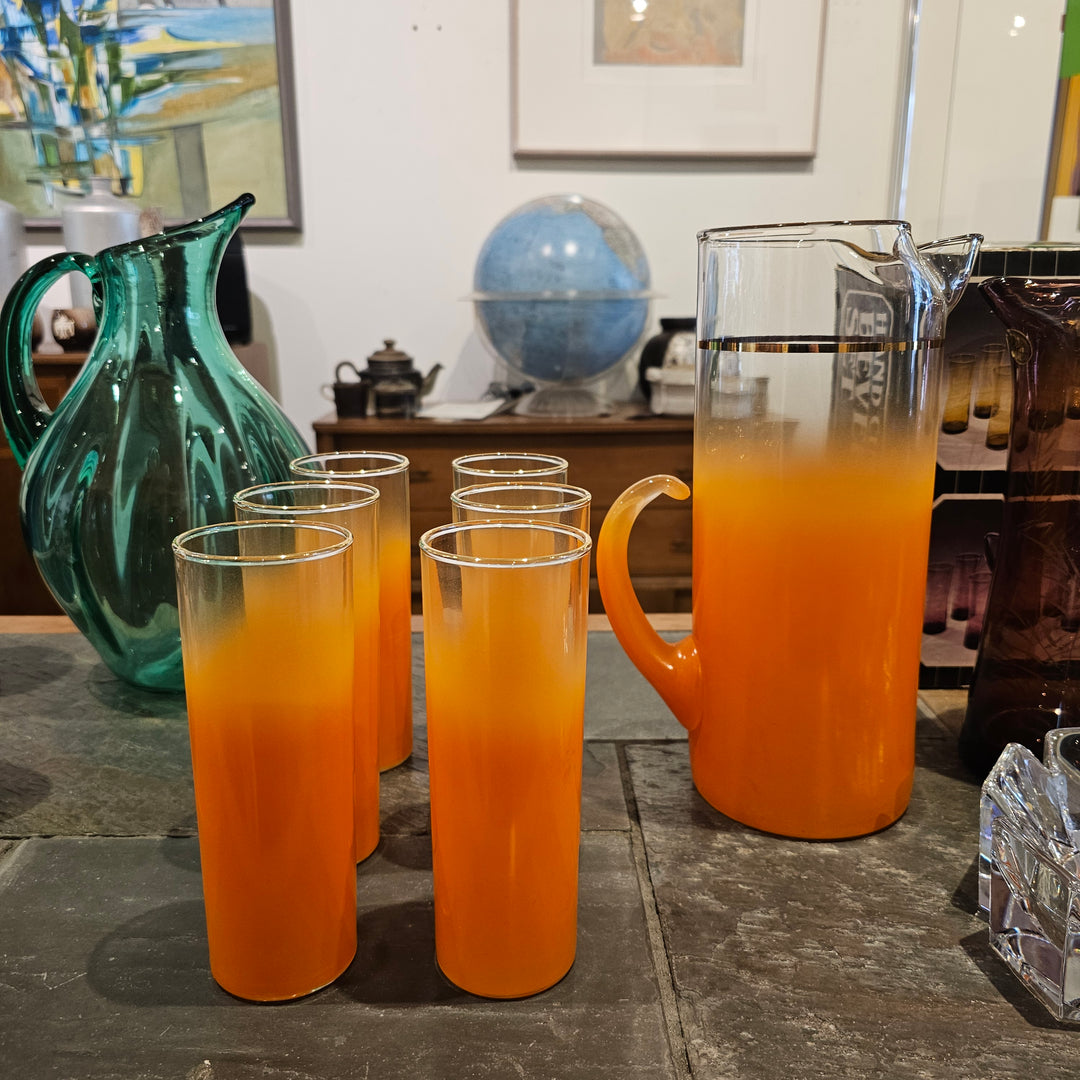 7pc Blendo Orange Beverage Set