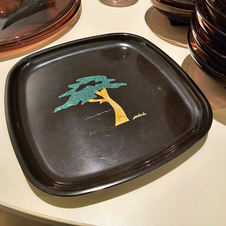 Couroc Cypress Tree Serving Tray