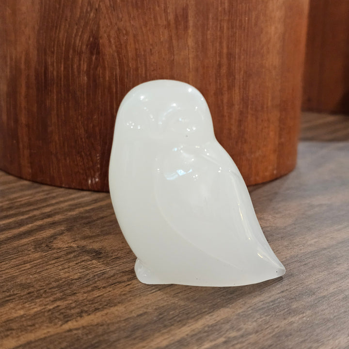 Hadeland Norway Crystal Owl Figurine