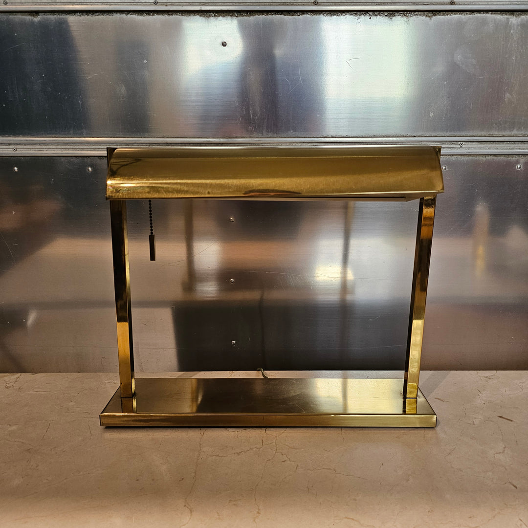 Brass Banker's Lamp