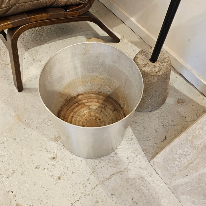 Paul Mayen Polished Aluminum Planter Pot