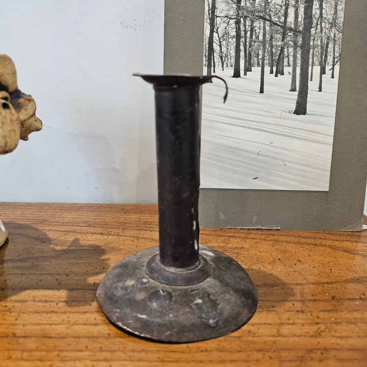 Antique Hogscraper Candlestick
