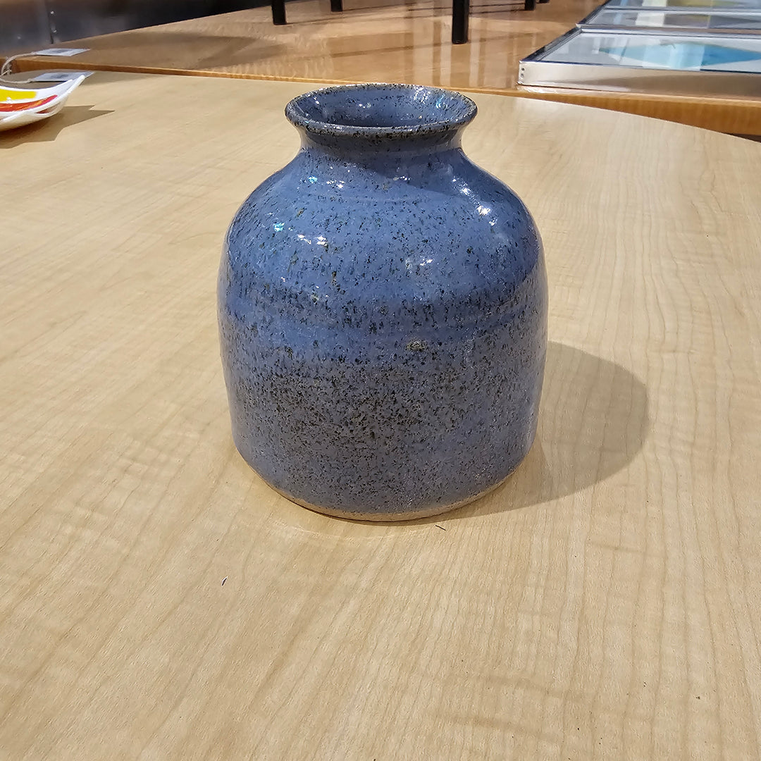 Signed Blue Studio Pottery Vase