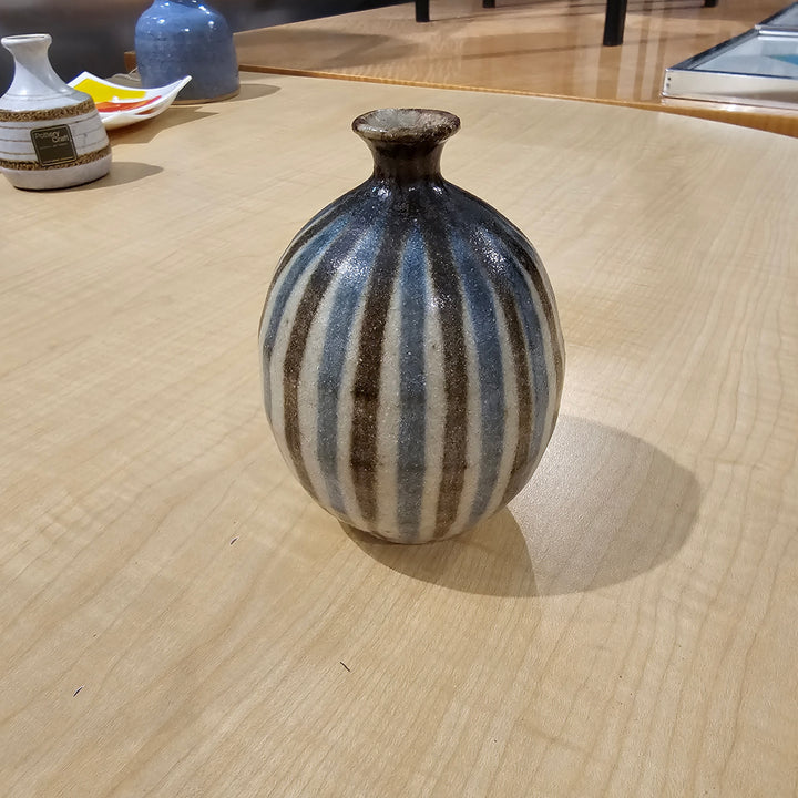 Small Otagiri OMC Striped Bud Vase