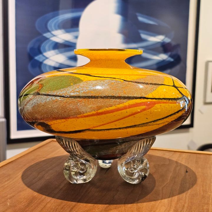 Ioan Nemtoi Art Glass Vase
