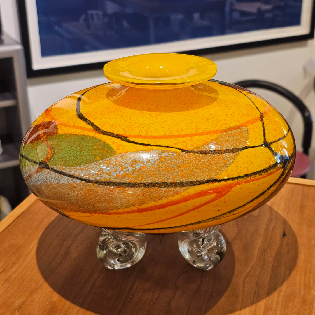 Ioan Nemtoi Art Glass Vase