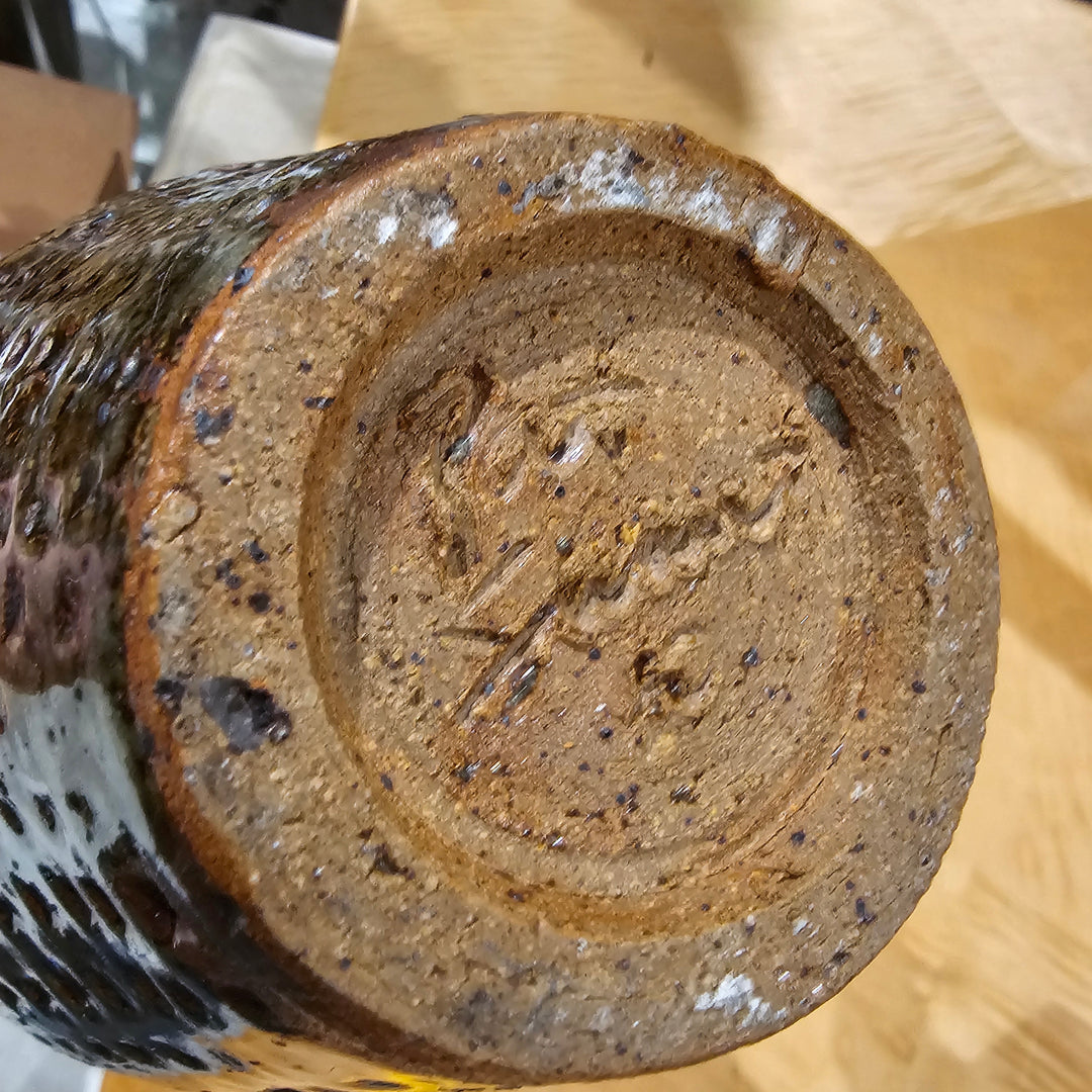 Signed Pottery Vase