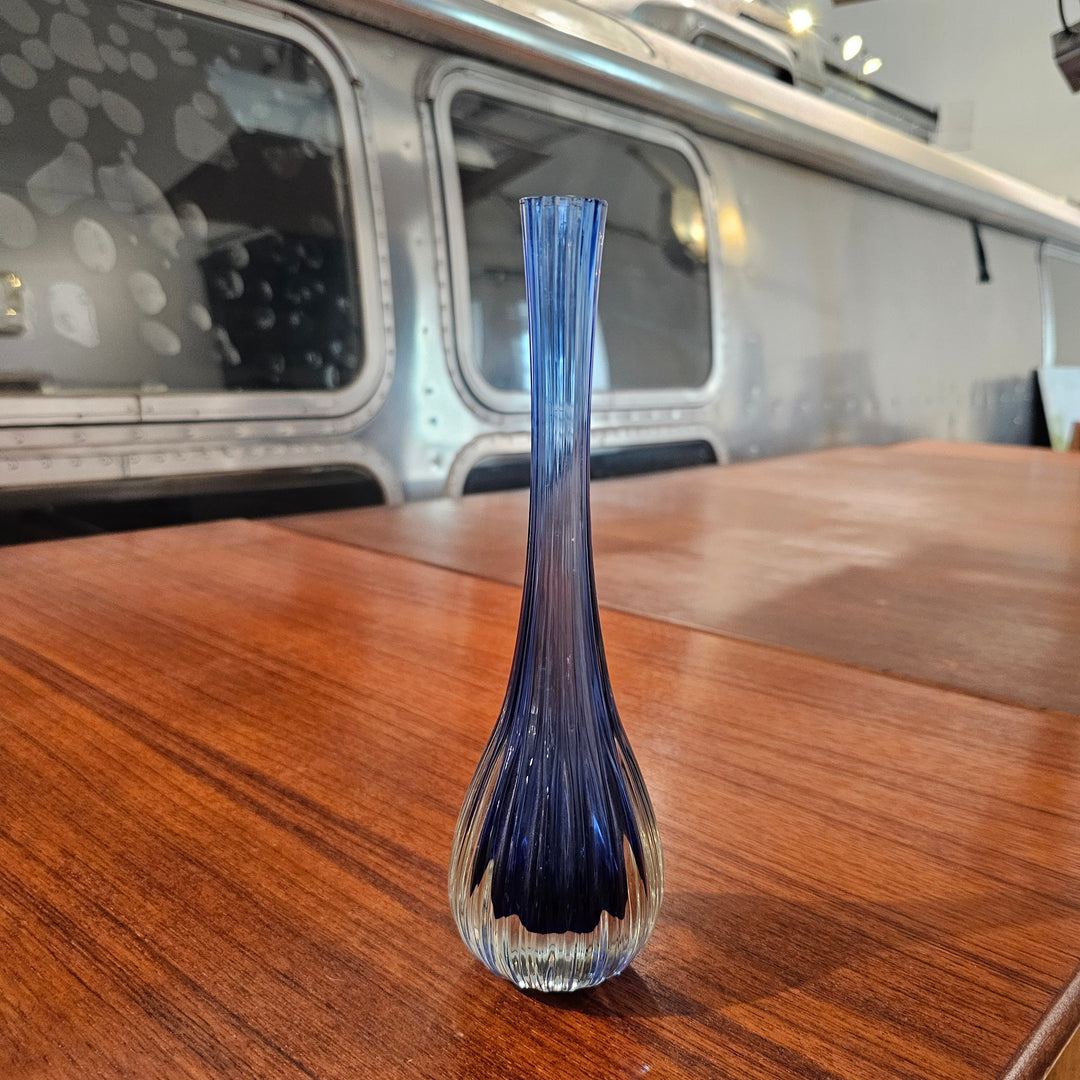 Blue Optic Murano Vase