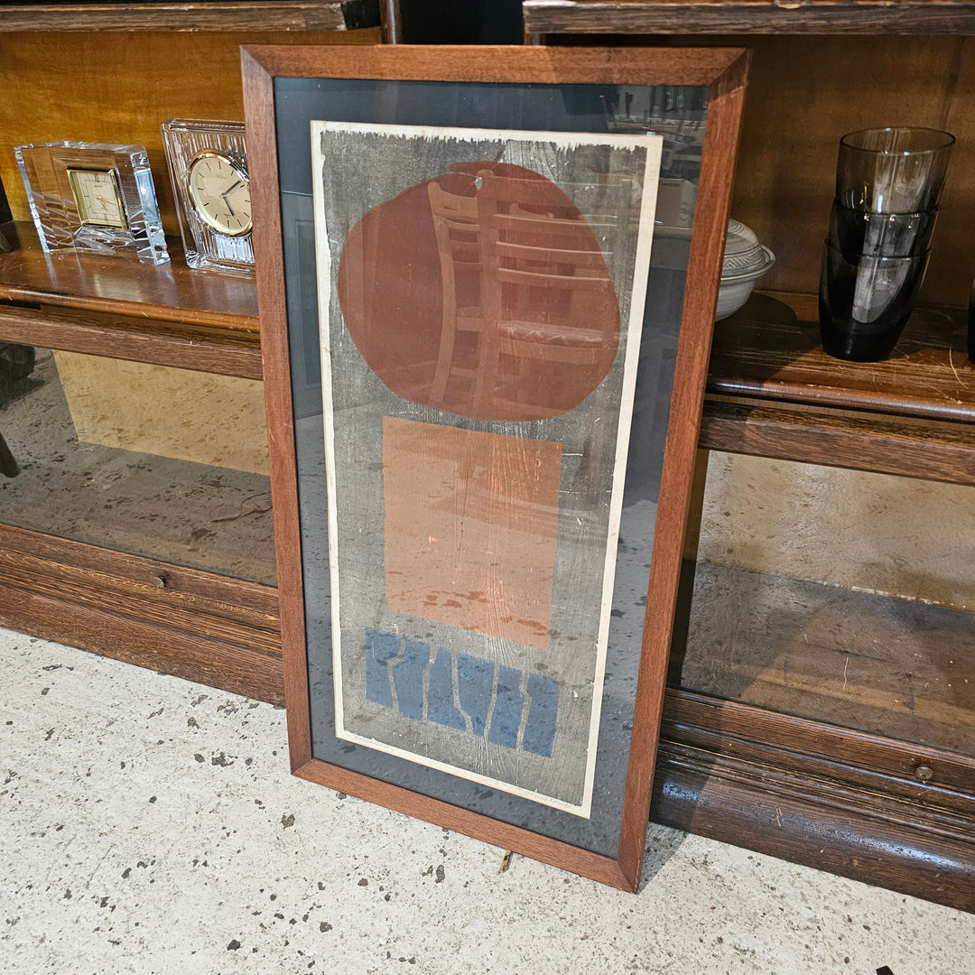 Framed Woodblock - Alec Cowan