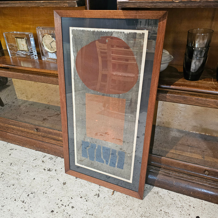 Framed Woodblock - Alec Cowan