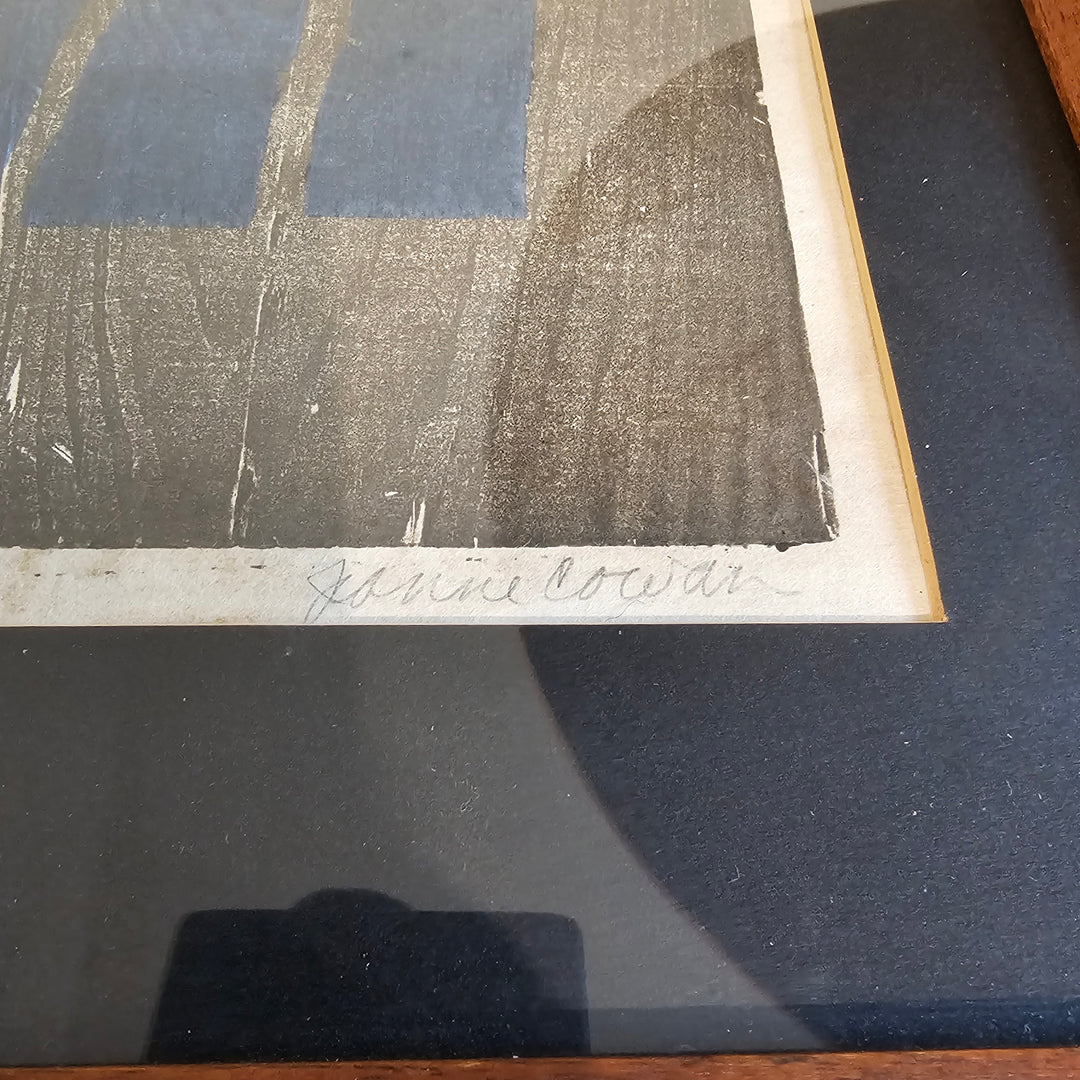 Framed Woodblock - Alec Cowan