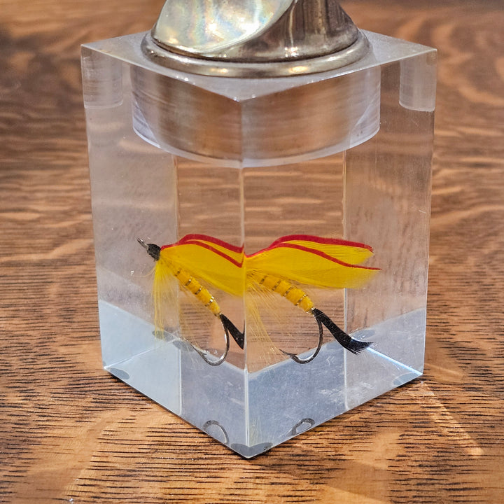 Vintage Lucite Fishing Lure Table Lighter