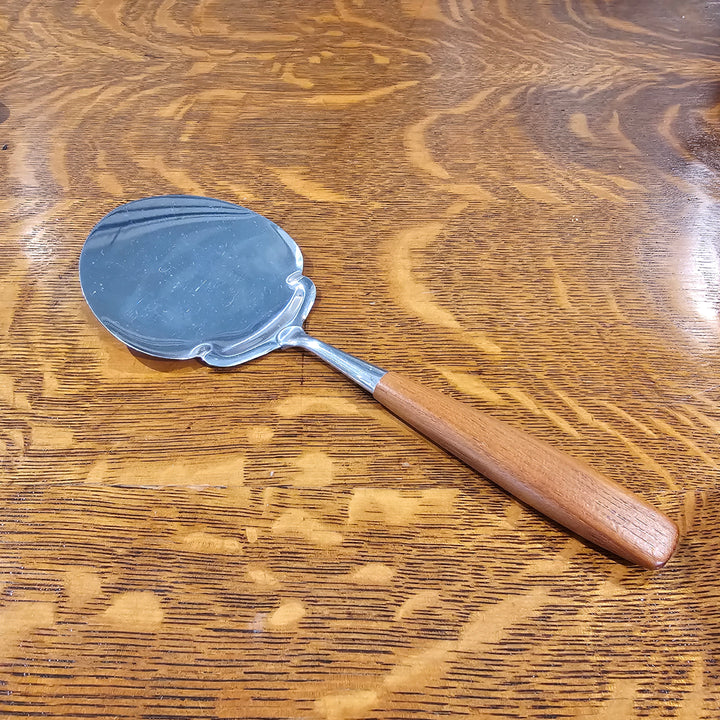 Vintage Teak Handled Serving Utensil