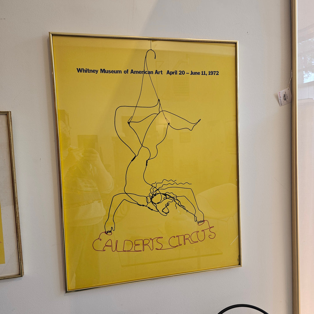 'Calder's Circus' 1972 Framed Exhibition Poster - Alexander Calder